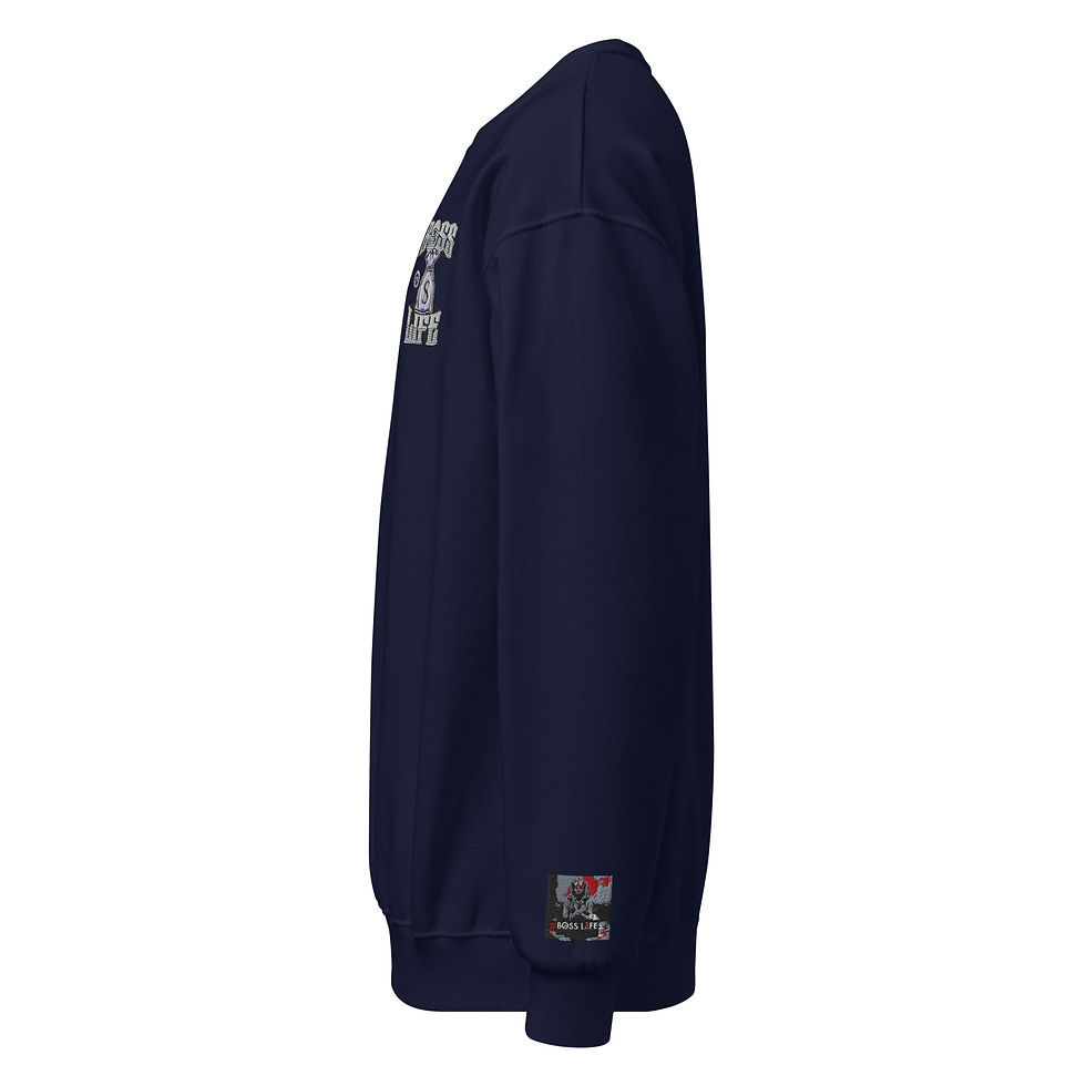 Thumbnail: Boas Life Embroidery  Crew neck sweatshirt