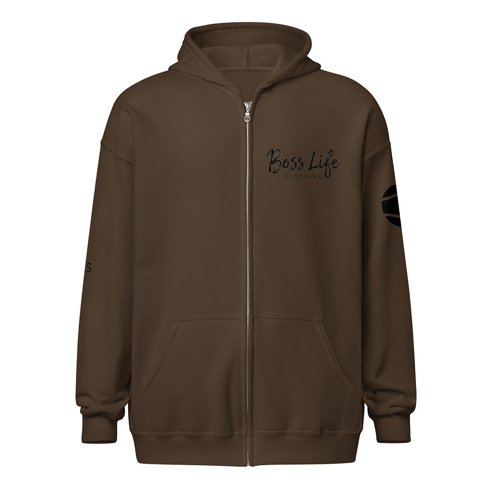Thumbnail: Boss Life Clothing Unisex heavy blend zip hoodie
