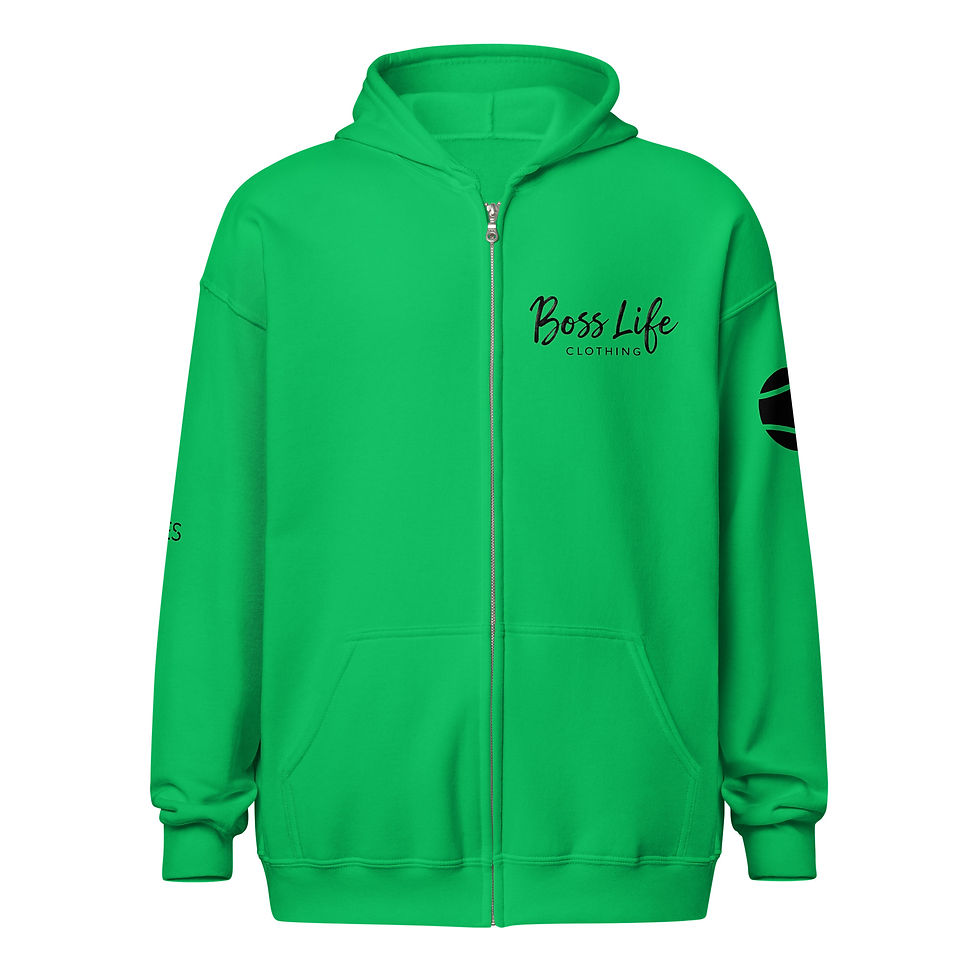 Thumbnail: Boss Life Clothing Unisex heavy blend zip hoodie