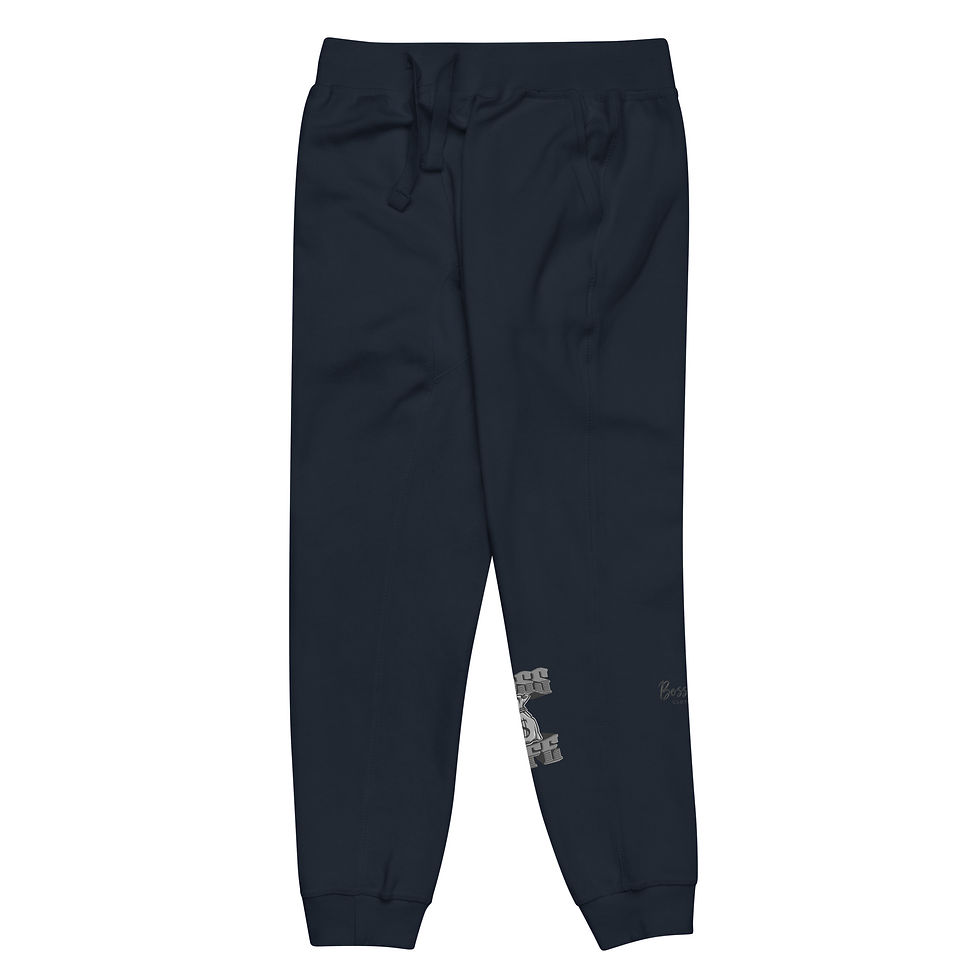 Thumbnail: Boss Life double logoUnisex fleece sweatpants