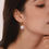 Miniatura: Elegant Imitation Pearl Stainless Steel Women Earrings Anti Allergic Jewelry