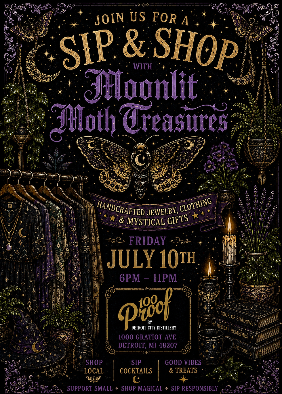 Sip & Shop with Moonlit Moth Treasures