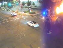 불법 경주 차량, 경찰 추격 중 폭발