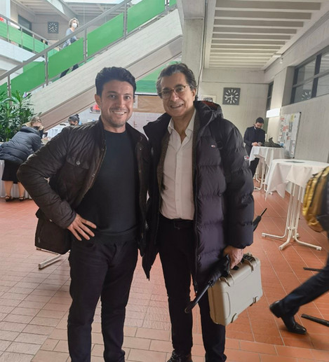 With Dr. Abdülkadir Göksel, Stuttgart, Germany