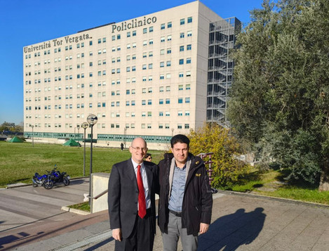 Tor Vergata University with Prof. Leonardo Gialloreti