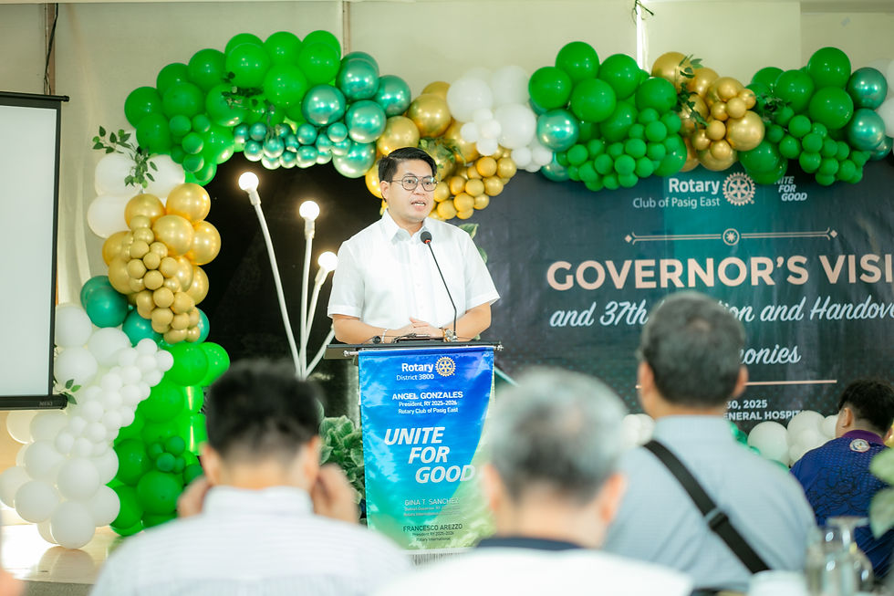 Councillor Paul "Coach Paul" Senogat during his Talk