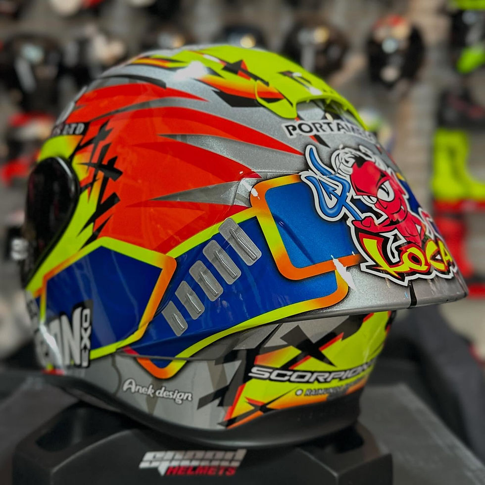 Miniatura: SCORPION EXO-R1 EVO II AIR ARON MISANO