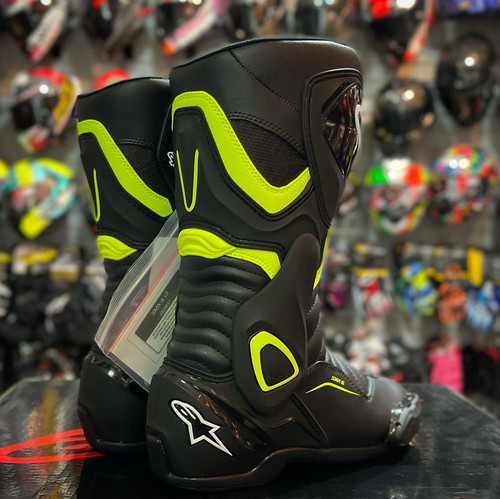 ALPINESTARS SMX-6 V2 BLACK YELLOW | Speed Helmets