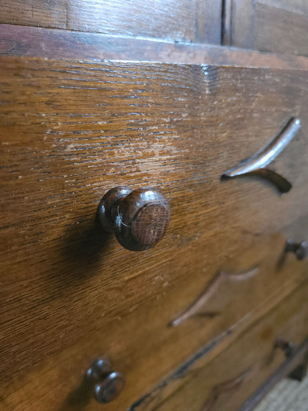 Thumbnail: Vintage Oak Tallboy / Cabinet