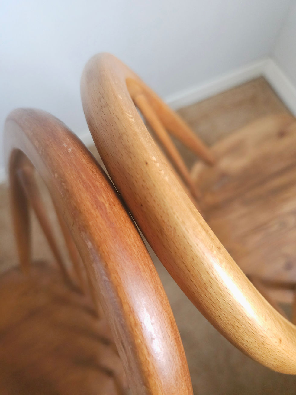 Thumbnail: Ercol Quaker Pair of Hoop Back chairs