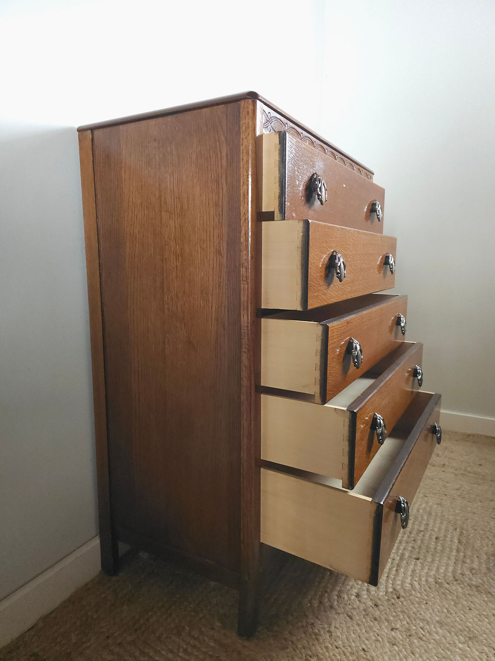 Thumbnail: 1940s Lebus Chest of Drawers