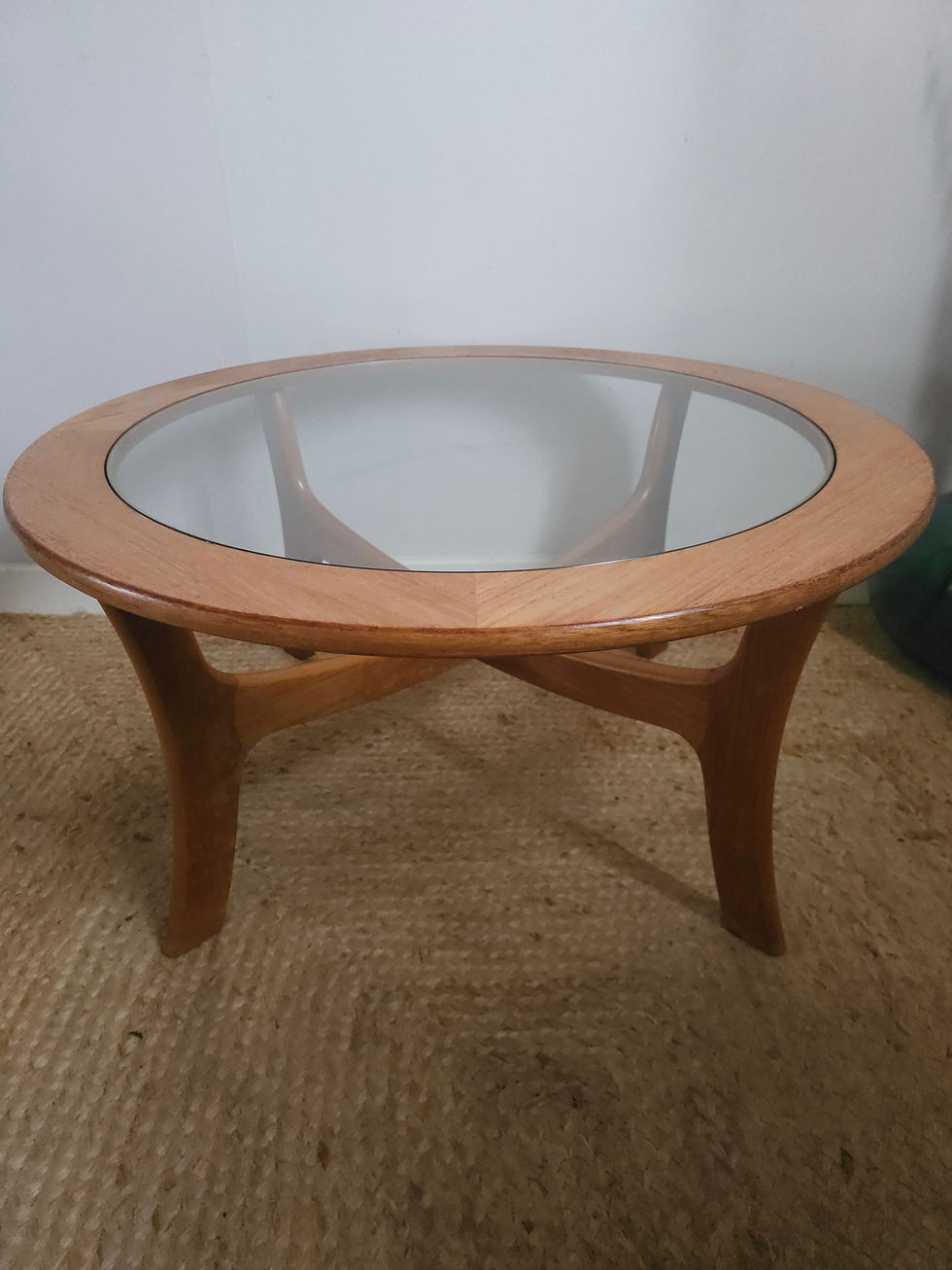 Thumbnail: G plan circular glass coffee table