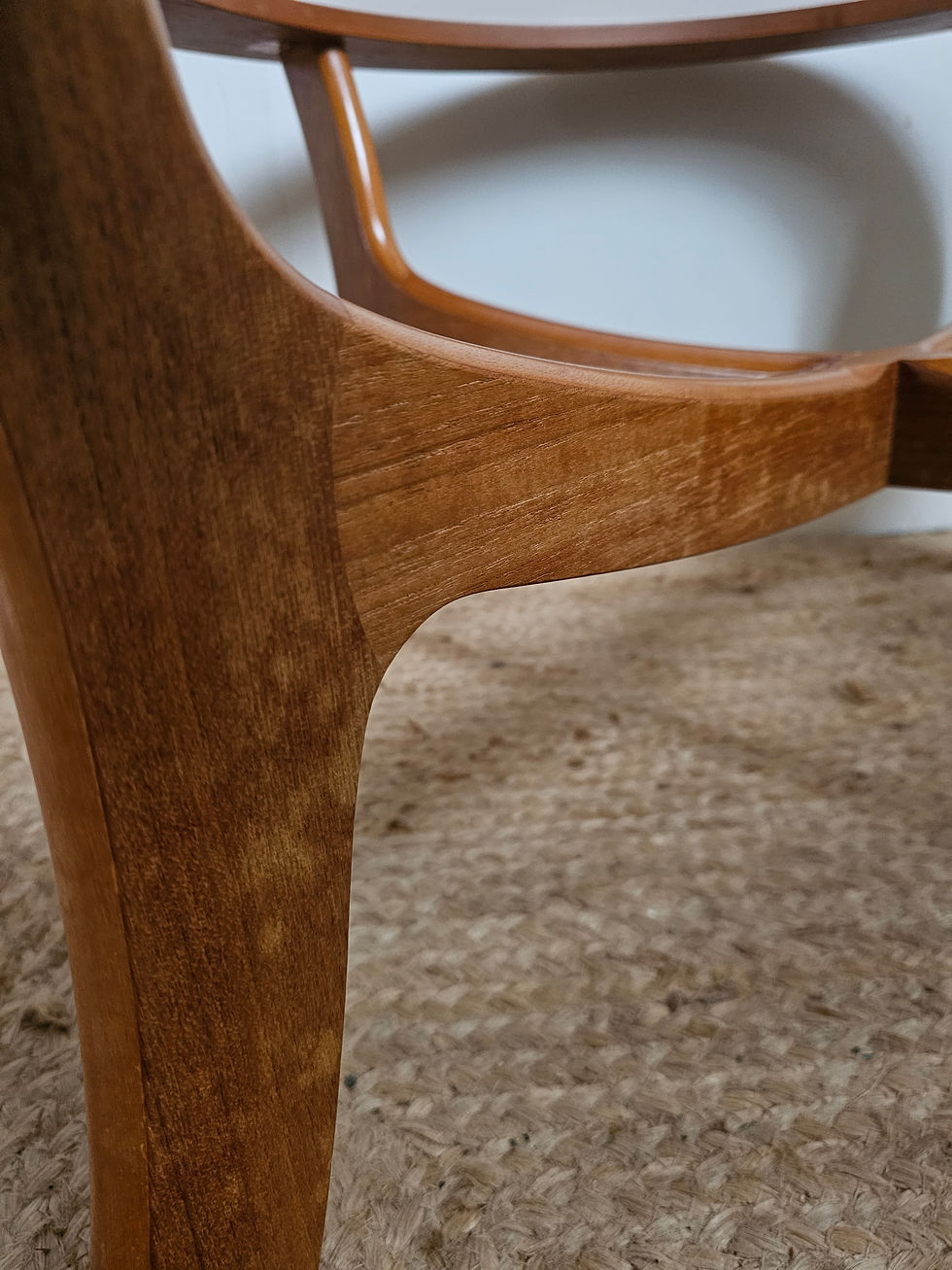 Thumbnail: G plan circular glass coffee table