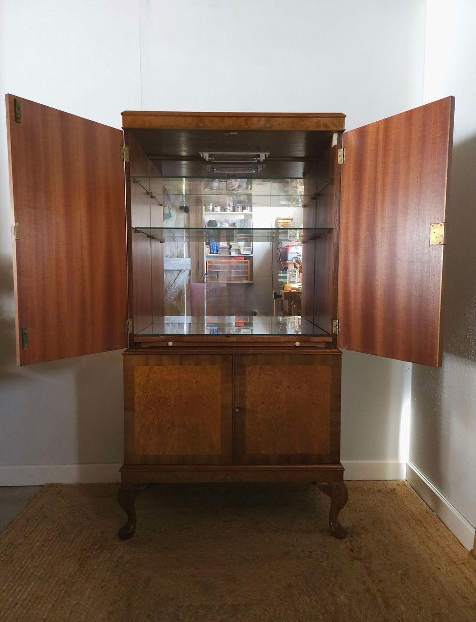 Thumbnail: Vintage Walnut Cocktail Cabinet
