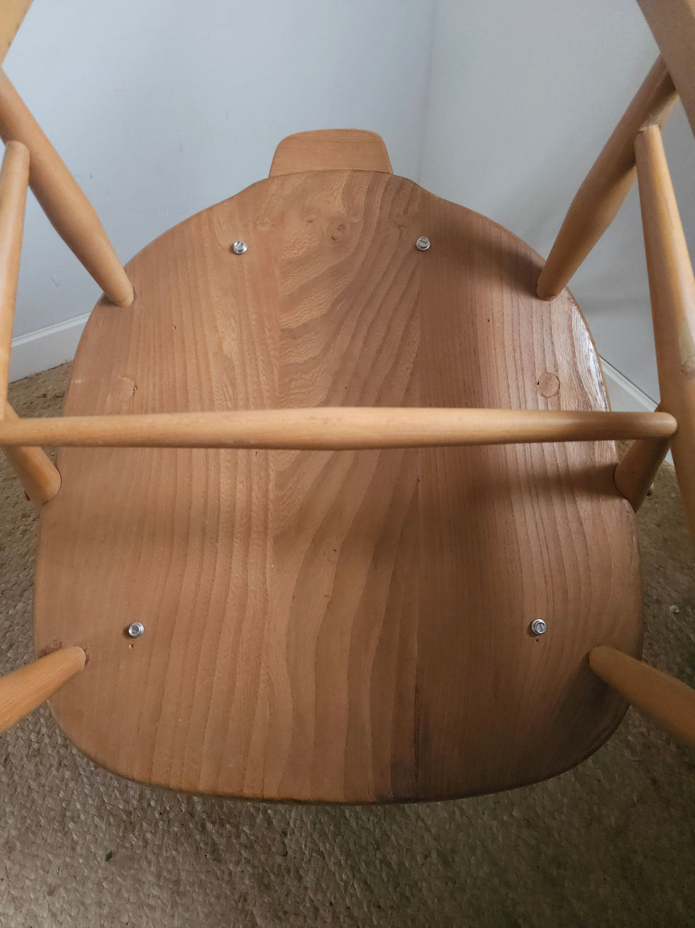 Thumbnail: Mid Century Ercol Grandfather Rocking Chair