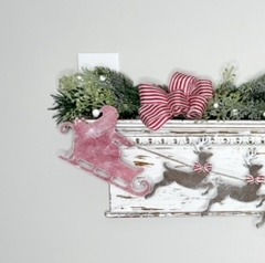 Thumbnail: DIY Santa and his reindeer Mantle piece-