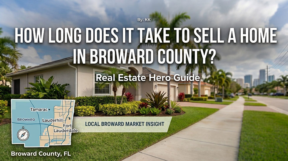 How Long Does It Take to Sell a Home in Broward County?