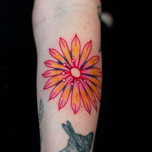 Color Japanese  Floral Tattoo by Essie bloom Bay Area Oakland, California