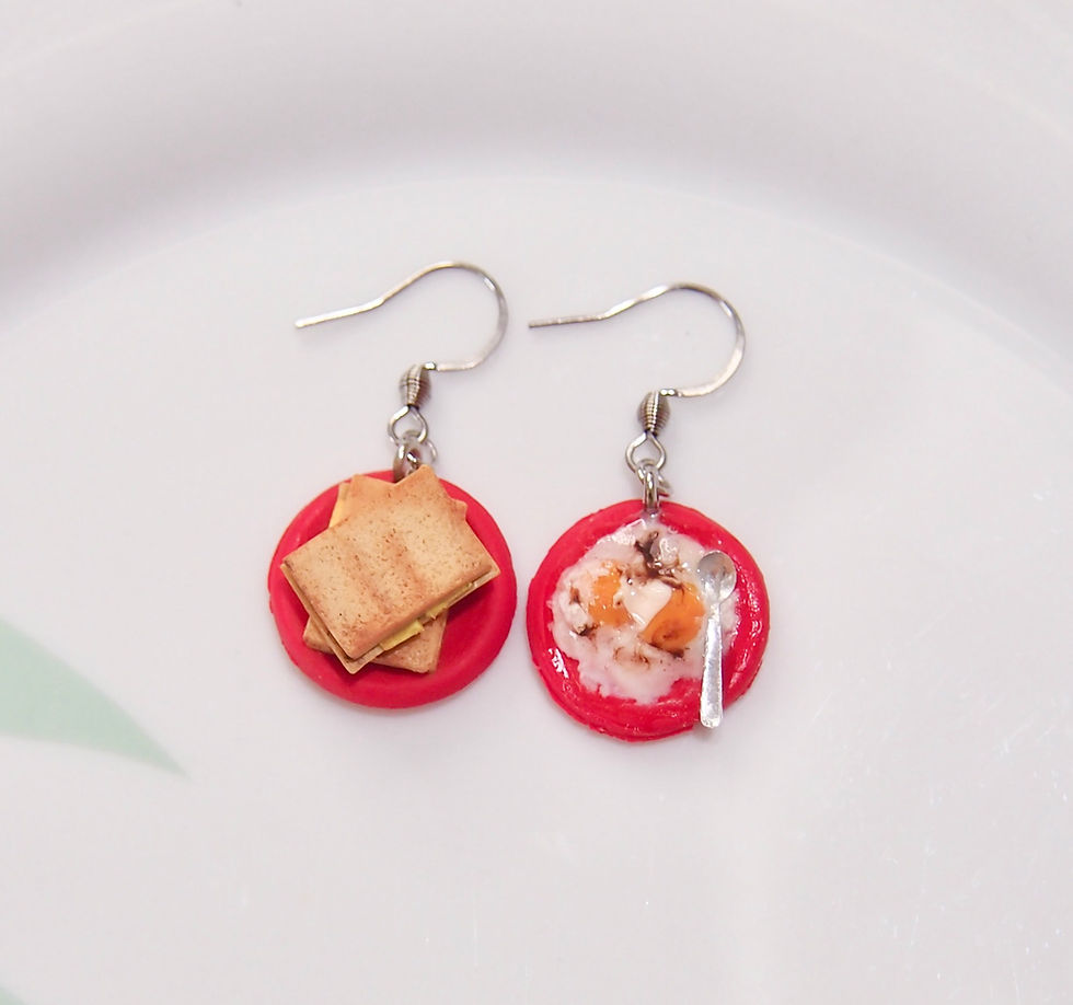 Miniature : Bijoux - Porte-clés Clay Kaya Toast avec Kopi