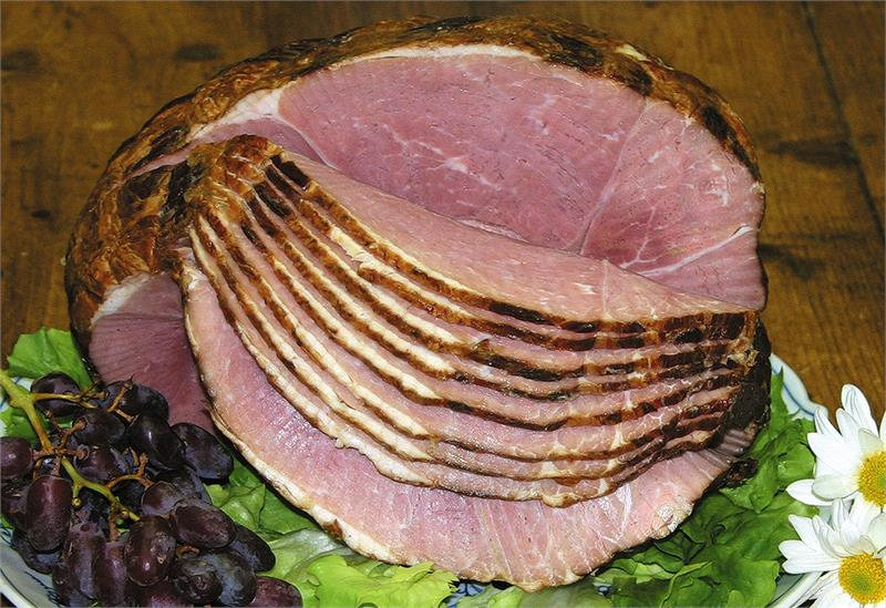 Hickory Smoked Spiral Sliced Ham 79 lbs
