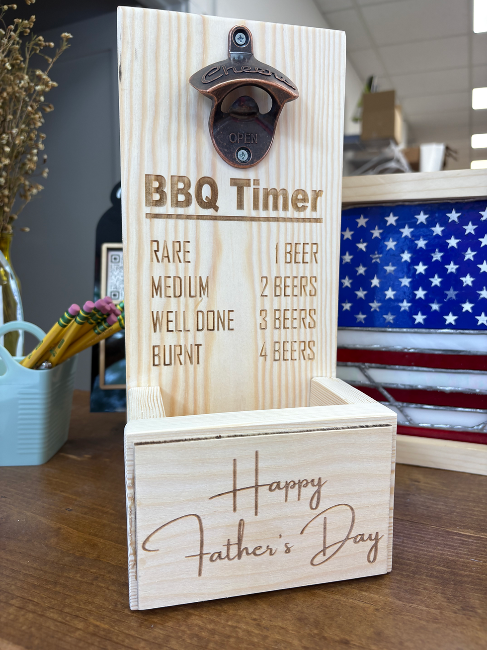 BBQ Timer Bottle Opener (Kids Activity)