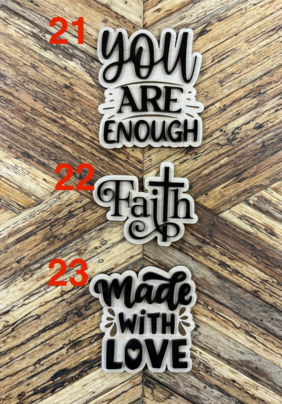 Thumbnail: Faith Message magnet or wall hanger
