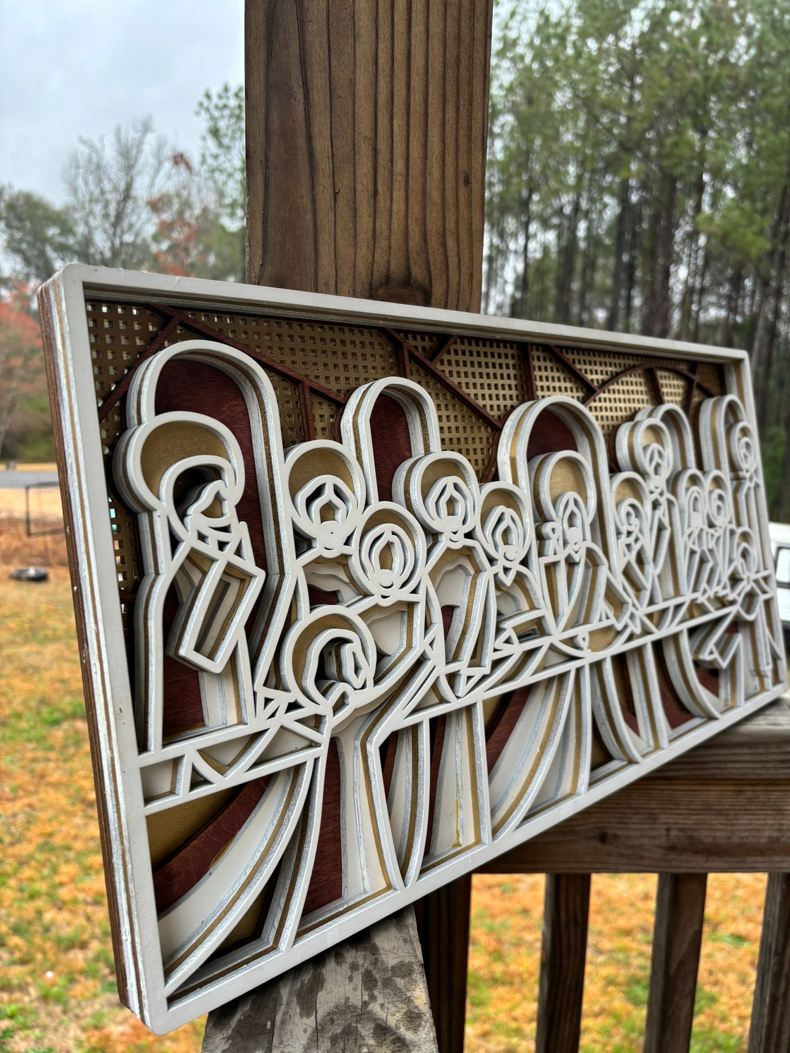 The Last Supper Layered Art