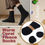 Thumbnail: Loritta 6 Pairs Mens Fuzzy Sock Fluffy Warm Winter Cozy Socks for Men Si