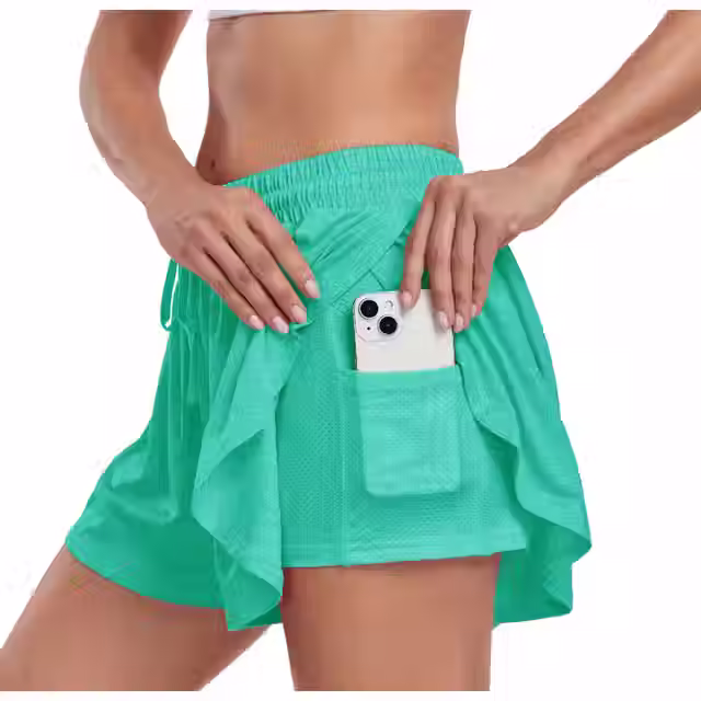 Women's Summer Flowy Yoga Workout Shorts