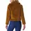 Thumbnail: Faux Fur Cropped Jacket Coat