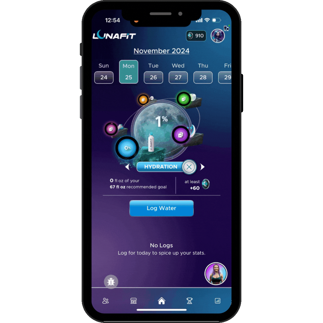 LunaFit App Features