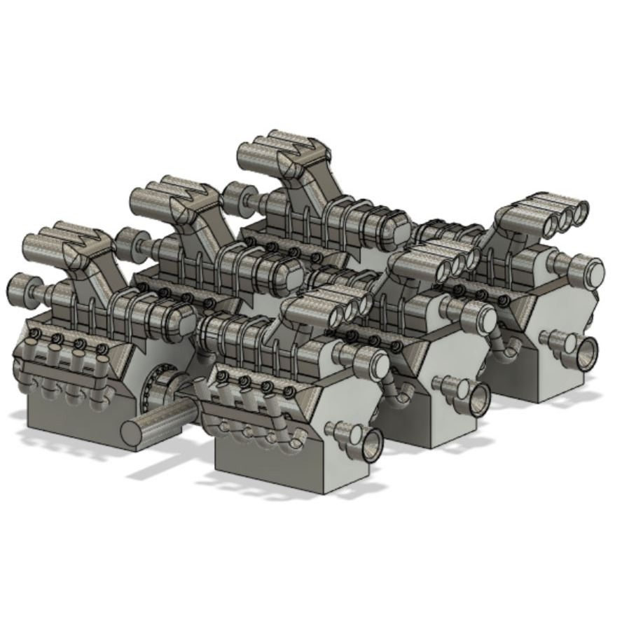 Thumbnail: V8 blown engine combination 6x