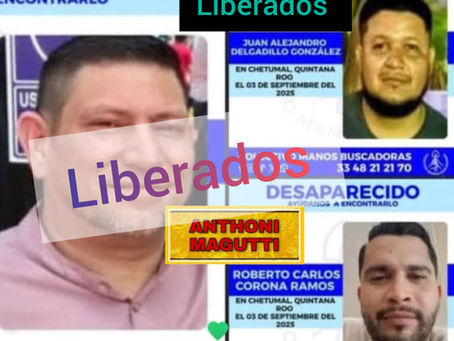 LIBERAN DESPUES DE DOS MESES A LOS 3 NAYARITAS EN CHETUMAL QUINTANA ROO