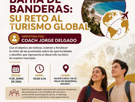 Convocan a estudiantes a conferencia sobre turismo global en Bahía de Banderas