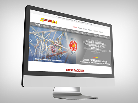 Diseño de sitio web Ultracción