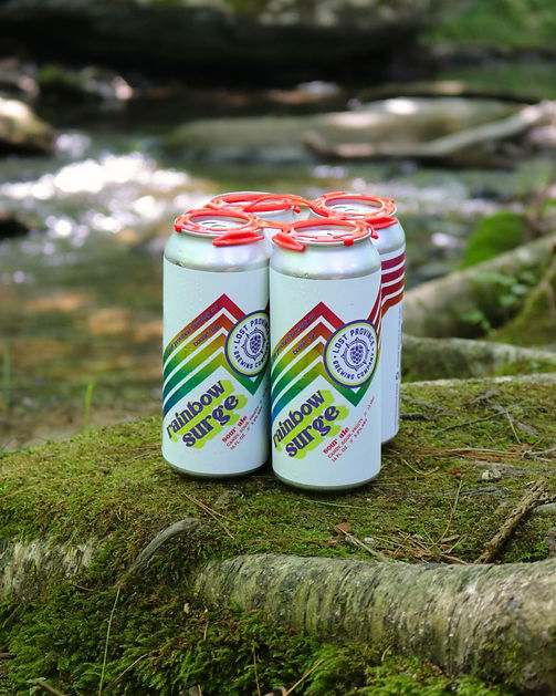 Canned beer in NC river