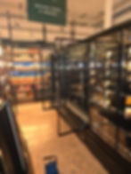 Kosher food and snacks gallery with glass refrigerators