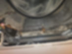 Corroded and dirty HVAC coils in the gallery.
