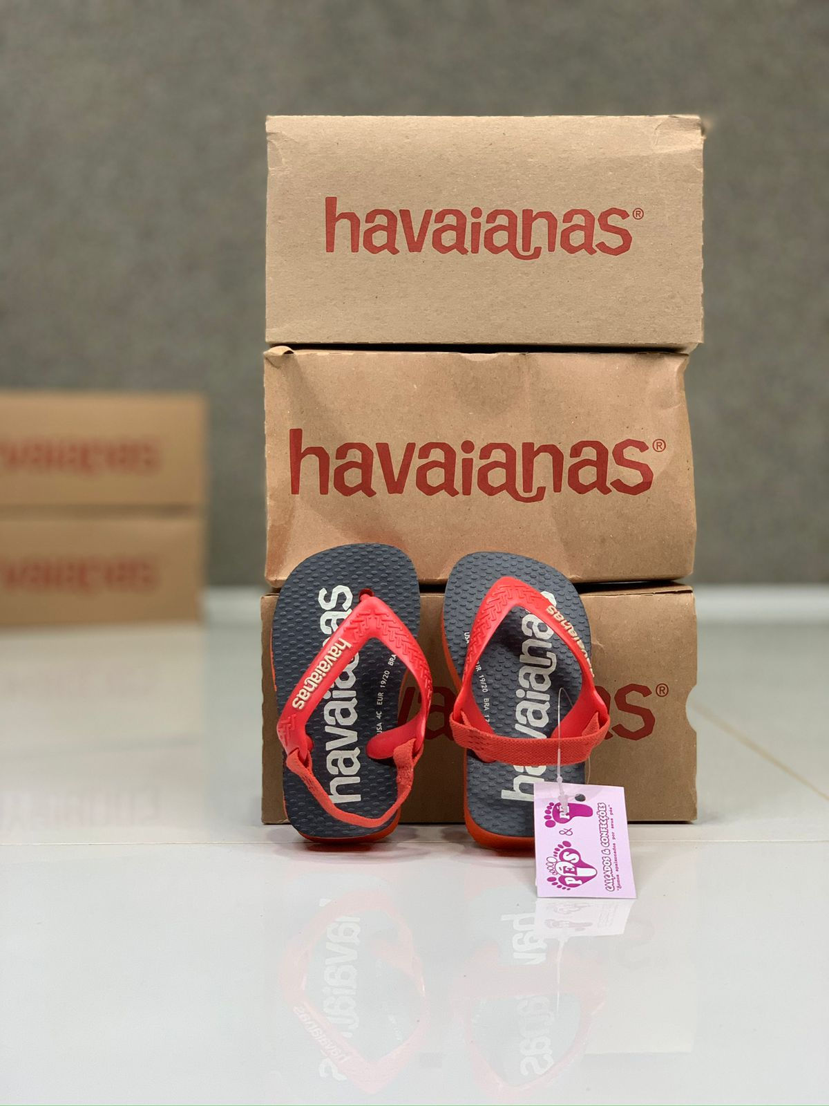 Chinelo Havaianas Baby Logomania