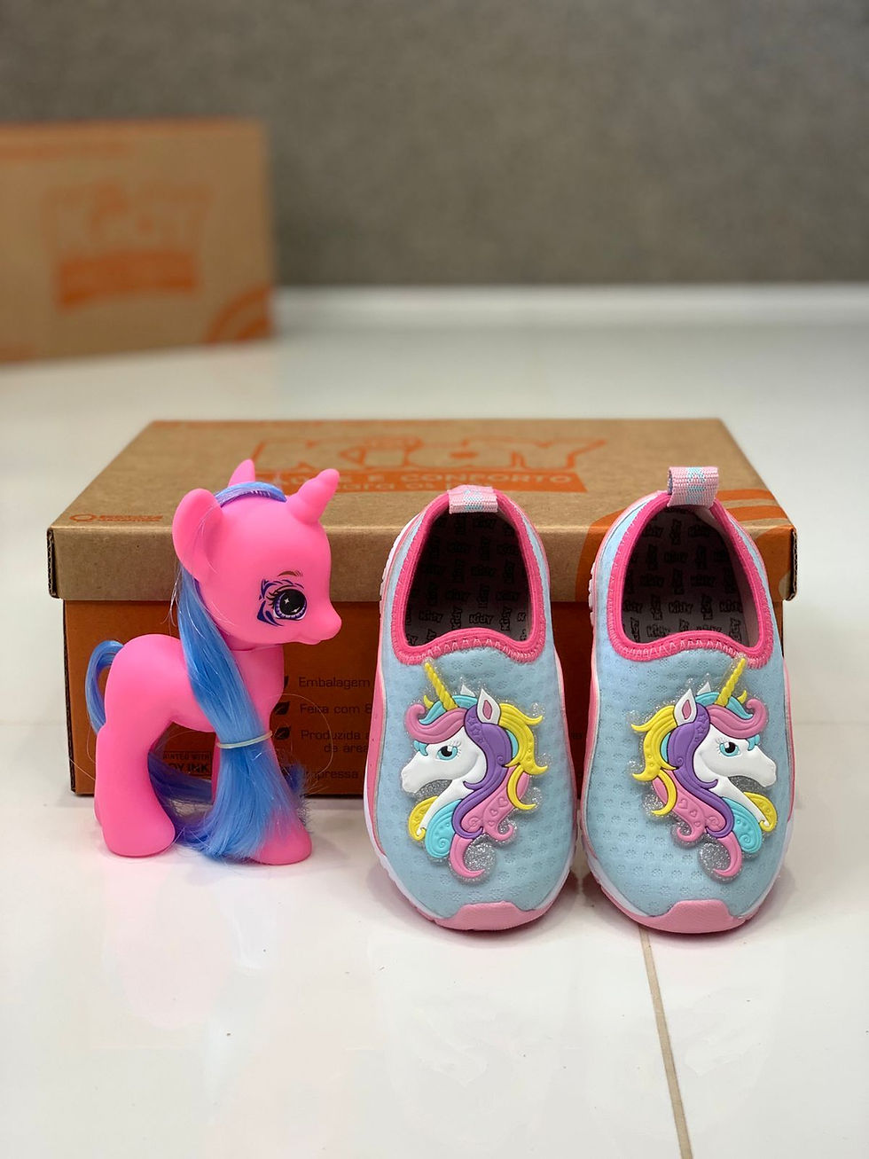 Miniatura: Tênis Kidy com Unicórnio 1641320