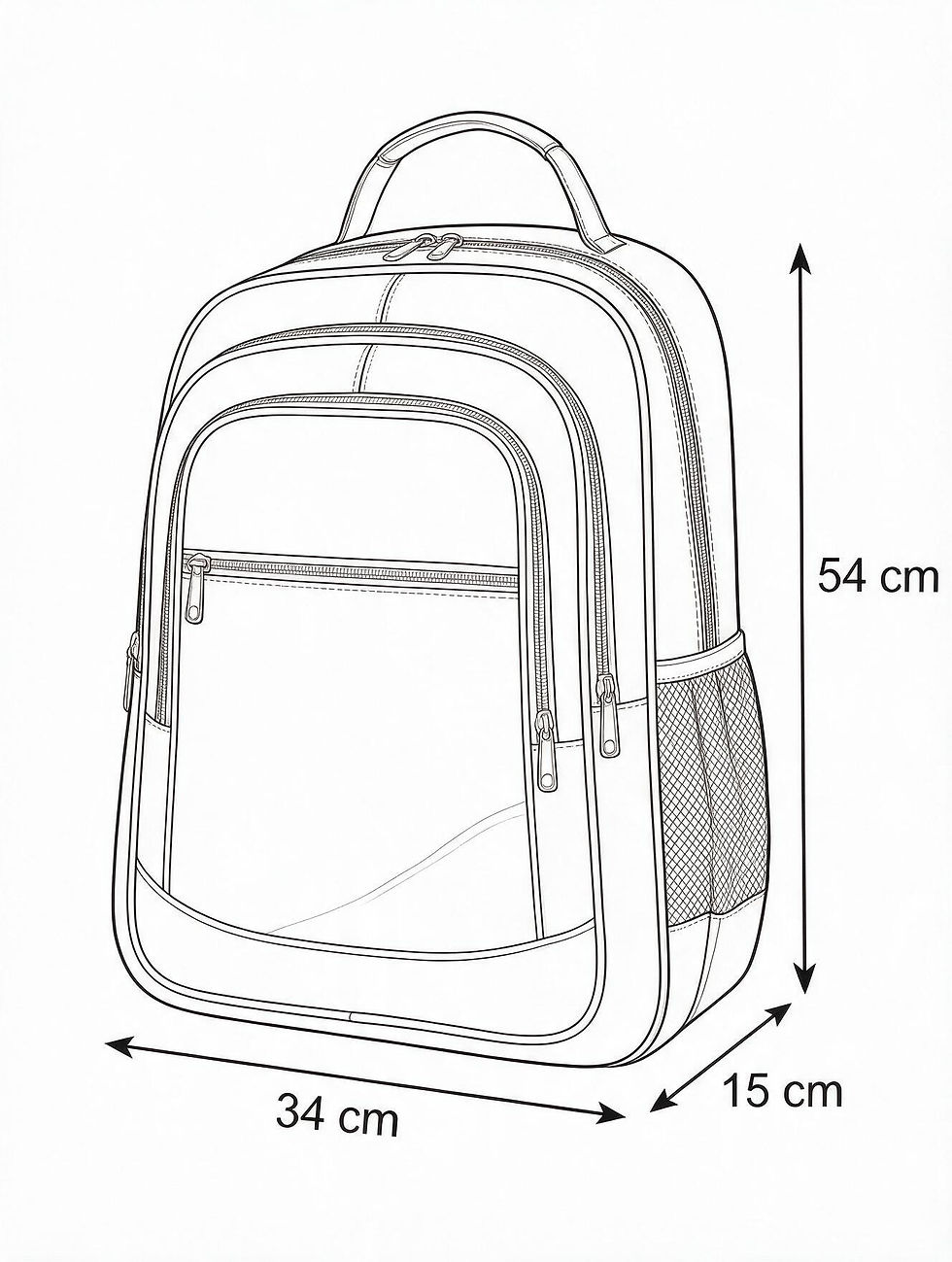 Miniatura: Mochila Masculina MLB011 + Versículo exclusivo + Lanterna UV