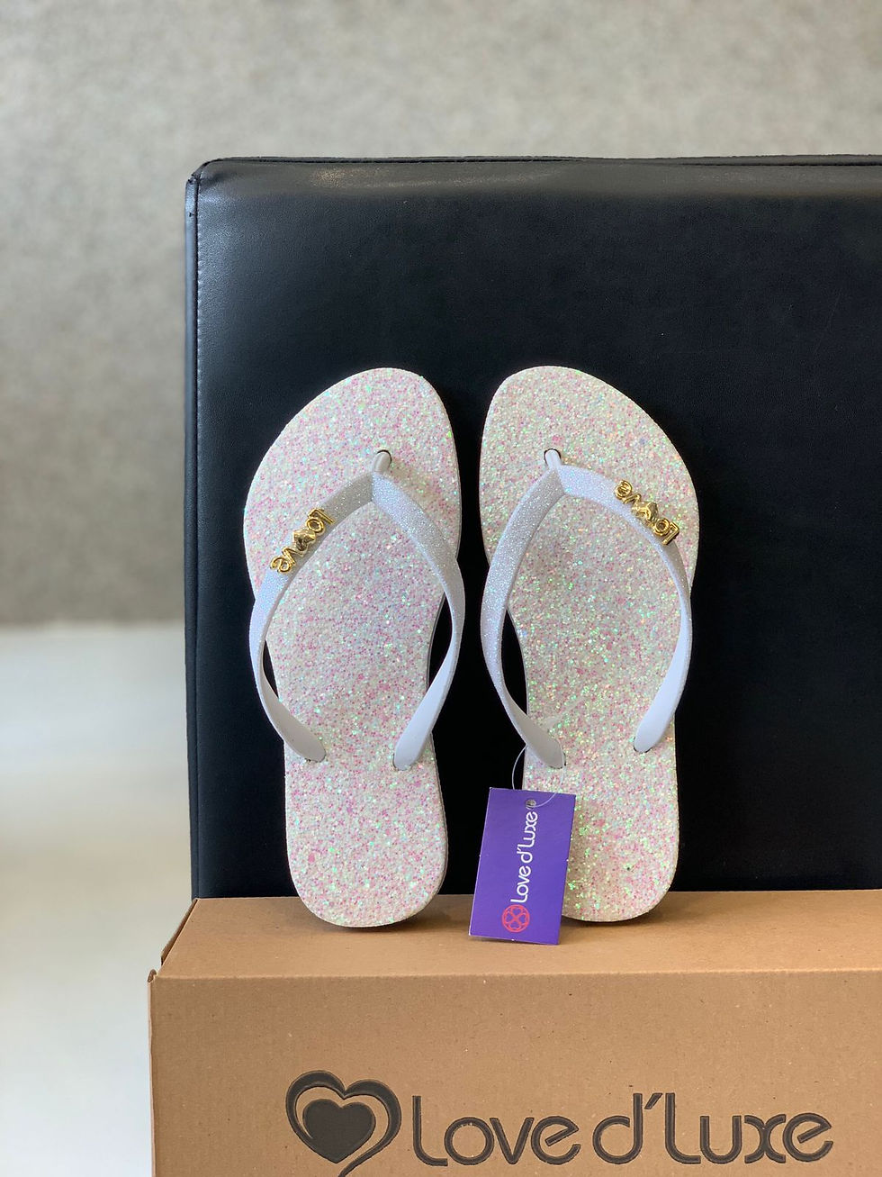 Miniatura: Chinelo Love de Brilho