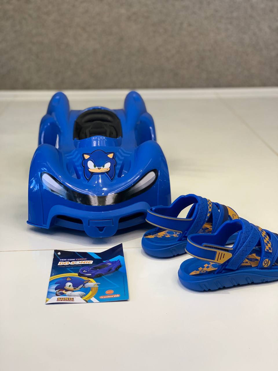 Miniatura: Papete Grendene Sonic + Carro 23294