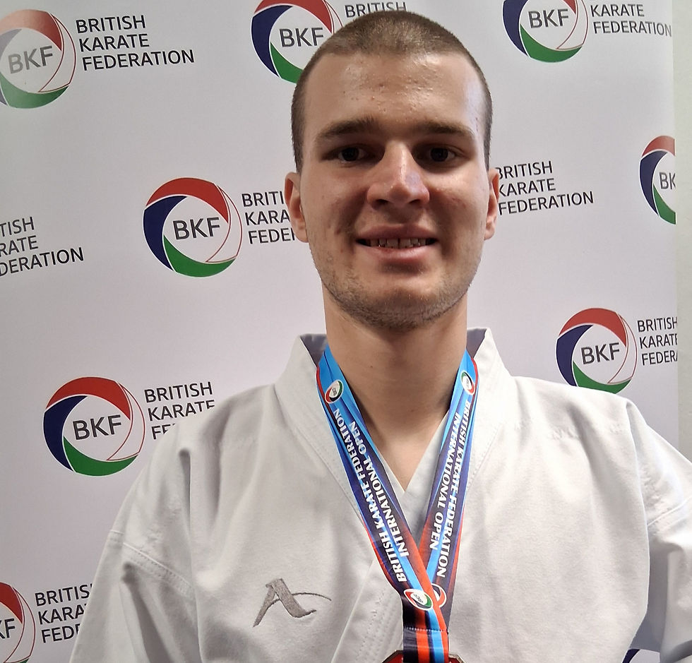 Para karate athlete Marek Kolesar seals brilliant silver medal at British Open