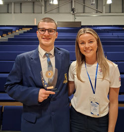 With Scottish Karate-ka Amy Connell