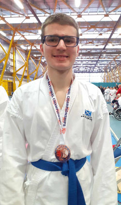 Bronze Medal, Para Kata Category, Karate Scotland National Championship