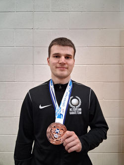 Bronze Medal, Para Kata Category, Karate Scotland International Open Championship