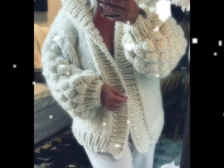 Snow Bunny Cardi