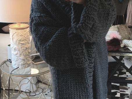 Hooded Lil’ Cottage Cardigan 🖤