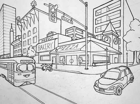 San Francisco Street Mockup